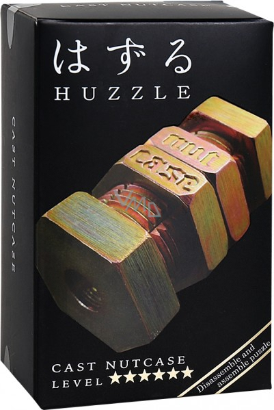 Huzzle Metallpuzzle Cast Nutcase Level Schwierigkeitsgrad 6 Geschenkset 