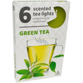 Teelichter Grüner Tee mit Duft von Grüntee Duftteekerzen 6 Stück