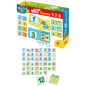 EP Line Baby Genius Maxi počítání 1-2-3 vzdělávací hra 48 dílků, doporučený věk 3+