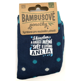 Albi Bambusové ponožky Aneta, velikost 37 - 42