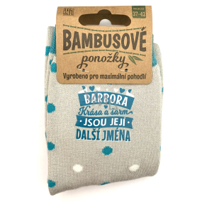 Albi Bambusové ponožky Barbora, velikost 37 - 42