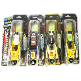EP Line Shock Racers auto s pružinou a startovací rampo 1 kus různé druhy, doporučený věk 5+