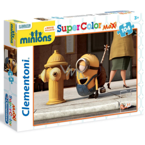Clementoni Puzzle Maxi SuperColor Minions 104 dílků, doporučený věk 3+
