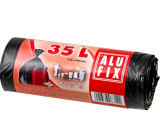 Alufix Müllsäcke schwarz, 15 µ, 35 Liter, 53 x 60 cm, 30 Stück