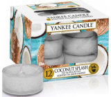 Yankee Candle Coconut Splash - Nach Kokosnuss-Erfrischung duftendes Teelicht 12 x 9,8 g