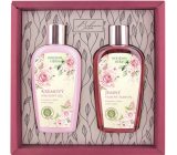 Bohemia Gifts Hagebutte und Rosencreme Duschgel 250 ml + Sanftes Haarshampoo 250 ml, Kosmetikset für Frauen