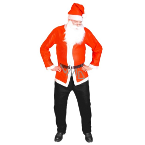 Weihnachtsmann Kostüm - Jacke, Hut, Bart