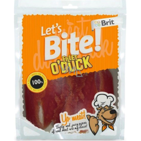 Brit Lets Bite Duck Brustfilets behandeln für Hunde 80 g