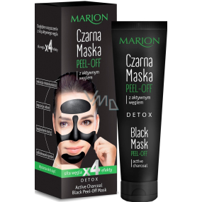 Marion Detox Black Peel-Off Gesichtsmaske mit Aktivkohle 25 ml