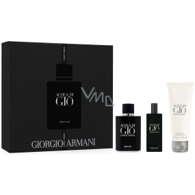 Giorgio Armani Acqua di Gio Profumo Parfümwasser für Männer 40 ml + Parfümwasser 15 ml + Duschgel 75 ml, Geschenkbox