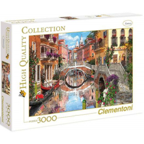 Clementoni Puzzle Benátky 3000 dílků, doporučený věk 10+