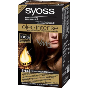 Syoss Oleo Intense Color Ammoniakfreie Haarfarbe 5-86 Anmutiges Braun