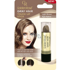 Golden Rose Grey Hair Touch-Up Stick Farb-Concealer für Haar und graues Haar 06 Hellbraun 5,2 g