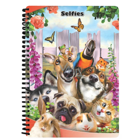 Prime3D Notebook A5 - Animal Selfie 14,8 x 21 cm