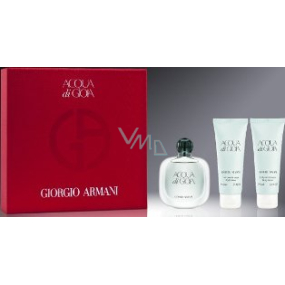 Giorgio Armani Acqua di Gioia parfümiertes Wasser für Frauen 50 ml + Körperlotion 2 x 75 ml, Geschenkset