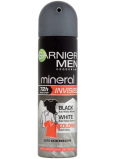 Garnier Men Invisible Schwarz Weiß Farben Antitranspirant Deodorant Spray für Männer 150 ml