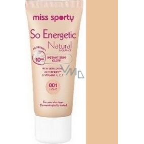 Miss Sports So Energetic Radiance Make-up 01 Leicht 30 ml