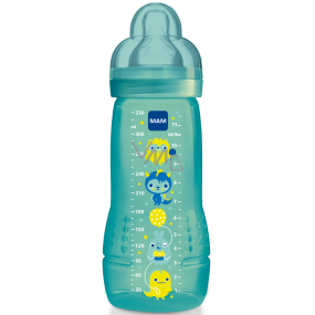 Mam Babyflasche Flasche V3 schnell verschiedene Farben und Motive 4+ Monate 330 ml