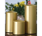 Lima Metal Serie Kerze Goldzylinder 80 x 200 mm 1 Stück