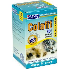Dacom Pharma Colafit reines Kollagen für Hunde und Katzen 30 Würfel