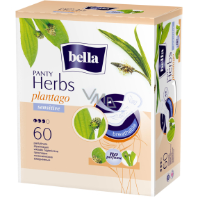 Bella Herbs Plantago Sensitive Slipeinlagen 60 Stück + Make-up-Entferner Tampons 30 Stück