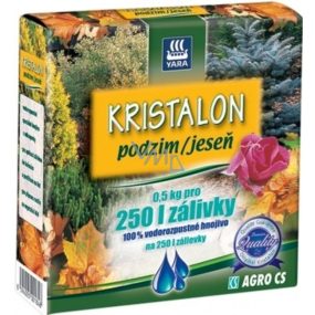 Agro Kristalon Herbst wasserlöslicher Universaldünger 0,5 kg für 250 l Bewässerung