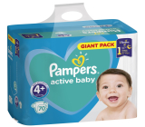 Pampers Giant Pack Active Baby Maxi 4+ 10 - 15 kg Wegwerfwindeln 70 Stück