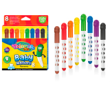 Colorino Fixy Smile mit einer runden Spitze von 8 Farben für Kinder