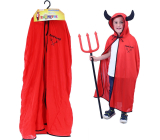 Rappa Halloween Kostümmantel Teufel Bertik für Kinder, 3-10 Jahre