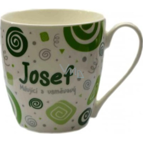 Nekupto Twister Becher namens Josef grün 0,4 Liter