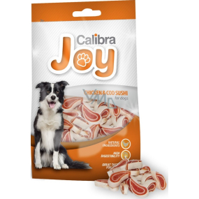 Calibra Joy Chicken & Cod Sushi zusätzliches Hundefutter 80 g