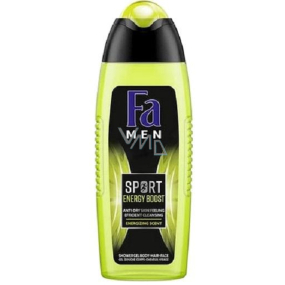Fa Men Sport Double Power Power Boost Duschgel für Körper und Haare für Männer 250 ml