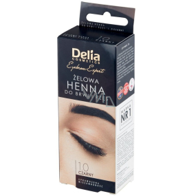 Delia Cosmetics Henna Tint Augenbrauen Farbgel 1.0 schwarz 1 Stück