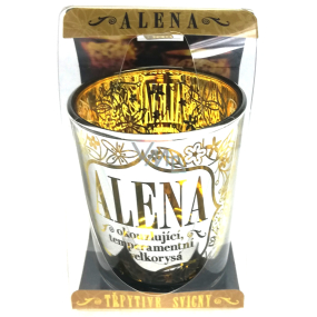 Albi Schimmerndes Kerzenhalterglas für Teekerze ALENA, 7cm