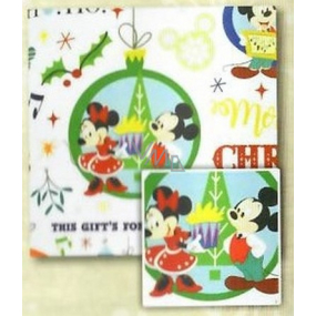 Nekupto Geschenkpapier 70 x 150 cm Weihnachten Winterzauber, Mickey Mouse