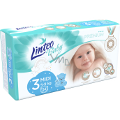 Linteo Baby Premium 3 Midi 5 - 9 kg Wegwerfwindeln 54 Stück