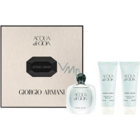 Giorgio Armani Acqua di Gioia Essenza parfümiertes Wasser für Frauen 50 ml + Körperlotion 2 x 75 ml, Geschenkset