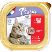 Plaisir Cat Beef Tablett 100 g