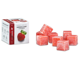 Cossack Sweet Strawberry natürliches Duftwachs für Aromalampen und Interieurs 8 Würfel 30 g