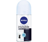 Nivea Invisible Black & White Reines Antitranspirant zum Aufrollen für Frauen 50 ml