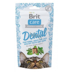 Brit Care Katzensnack Dental Turkey Halbweiches Ergänzungsfutter für Katzen 50 g