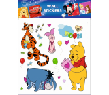 Disney Winnie the Pooh Wandaufkleber mit Postkarte 30 x 30 cm