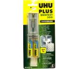 Uhu Plus Endfest 300 Zweikomponenten-klarer hochfester Epoxidklebstoff hat eine hohe Wärmebeständigkeit von 25 g
