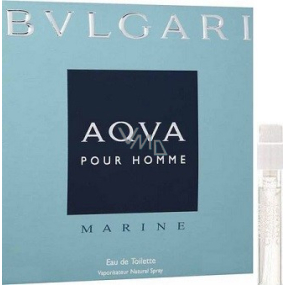 Bvlgari Aqva pour Homme Marine Eau de Toilette 1,5 ml mit Spray, Fläschchen