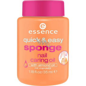 Essence Quick & Easy Sponge Nagelpflegeöl Pflegeöl für Nägel mit einem Schwamm von 35 ml
