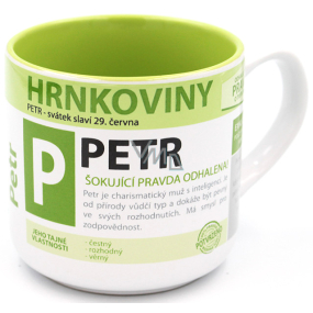 Nekupto Pots Mug mit dem Namen Petr 0,4 Liter