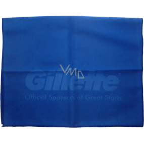 GESCHENK Gillette Mikrofasertuch Handtuch dunkelblau 55 x 35 cm 1 Stück