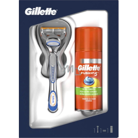 Gillette Fusion5 Shaver + Ultra Sensitive 75 ml Rasiergel für Männer