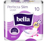Bella Perfecta Slim Violet ultradünne Damenbinden mit Flügeln 10 Stück