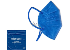 Healfabric Respirator Mundschutz 5-lagige FFP2 Gesichtsmaske dunkelblau 1 Stück